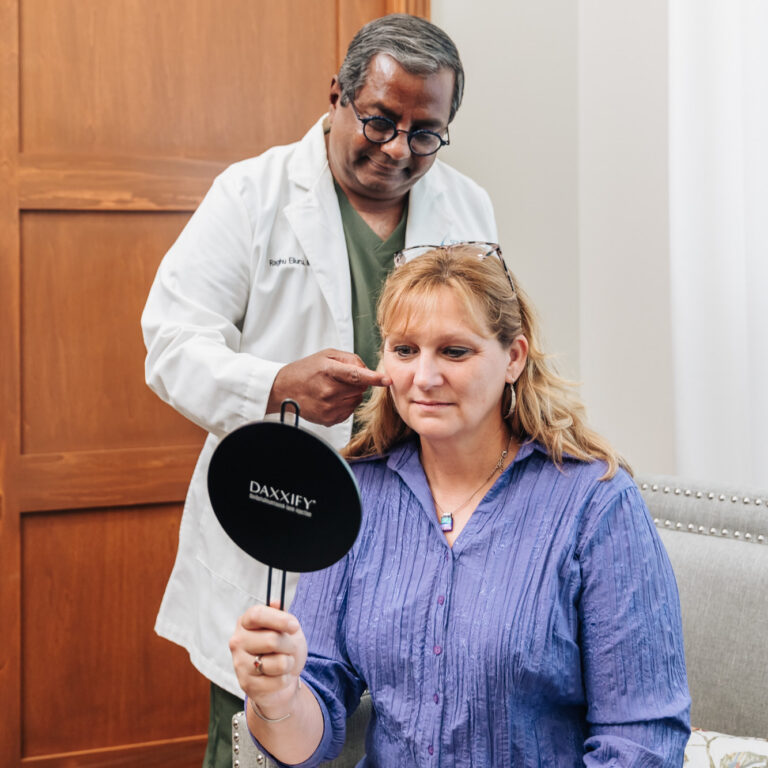 Dr. Elluru explains the sort of results a patient can expect after fat transfer to face in Kalamazoo